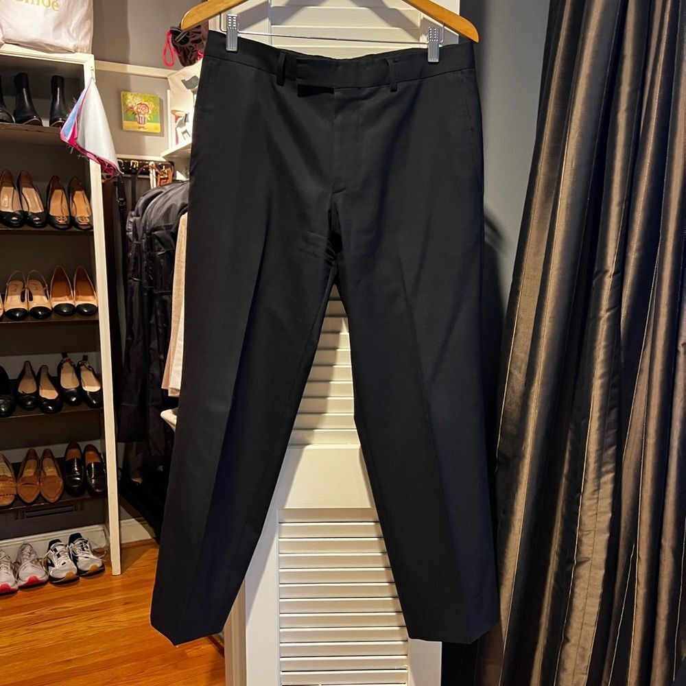 Hugo Boss Black Wool Pants 38S